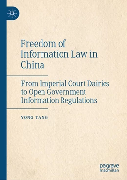 Abbildung von Tang | Freedom of Information Law in China | 1. Auflage | 2025 | beck-shop.de