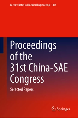 Abbildung von Proceedings of the 31st China-SAE Congress | 1. Auflage | 2025 | beck-shop.de