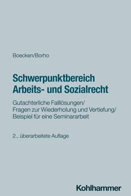 Abbildung von Boecken / Borho | Schwerpunktbereich Arbeits- und Sozialrecht | 2. Auflage | 2025 | beck-shop.de