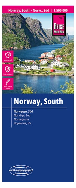 Abbildung von Reise Know-How Landkarte Norwegen, Süd / Norway, South (1:500.000) | 6. Auflage | 2025 | beck-shop.de
