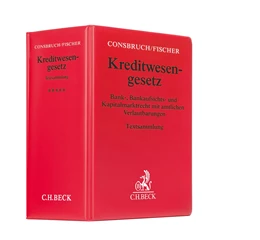 Abbildung von Consbruch / Fischer | Kreditwesengesetz Hauptordner V 86 mm • 1 Ersatzordner (leer) | 1. Auflage | | beck-shop.de
