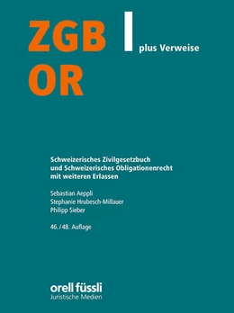 Abbildung von Aeppli / Hrubesch-Millauer | ZGB/OR plus Verweise | 1. Auflage | 2025 | beck-shop.de