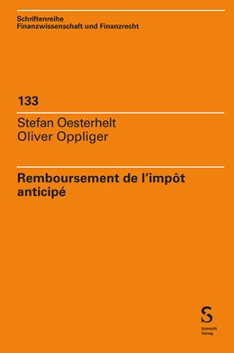Abbildung von Oppliger | Remboursement de l'impôt anticipé | 1. Auflage | 2025 | 133 | beck-shop.de