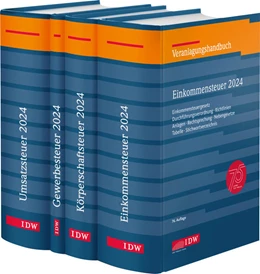 Abbildung von Idw / Widmann | Steuer-Paket 2024: Ertragsteuern und Umsatzsteuer (Veranlagung) | 20. Auflage | 2025 | beck-shop.de