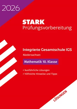 Abbildung von STARK Lösungen zu Mathematik 10. Klasse - Integrierte Gesamtschule (IGS) 2026 Niedersachsen - Prüfungsvorbereitung | 6. Auflage | 2025 | beck-shop.de