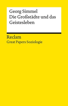 Abbildung von Simmel / Müller | Die Großstädte und das Geistesleben | 1. Auflage | 2025 | beck-shop.de