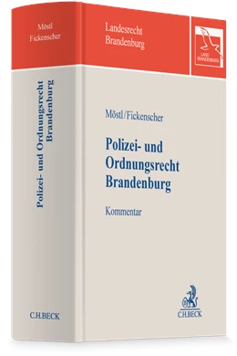 Abbildung von Möstl / Fickenscher | Polizei- und Ordnungsrecht Brandenburg | 1. Auflage | 2026 | beck-shop.de