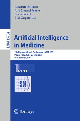 Abbildung von Bellazzi / Juarez Herrero | Artificial Intelligence in Medicine | 1. Auflage | 2025 | beck-shop.de
