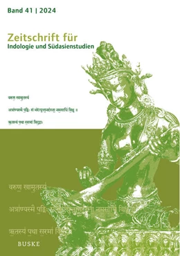 Abbildung von Harder / Hüsken | Zeitschrift für Indologie und Südasienstudien, Band 41 (2024) | 1. Auflage | 2025 | 41 | beck-shop.de