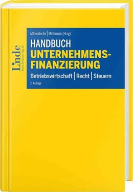 Abbildung von Chalupsky / Mittendorfer | Handbuch Unternehmensfinanzierung | 2. Auflage | 2025 | beck-shop.de