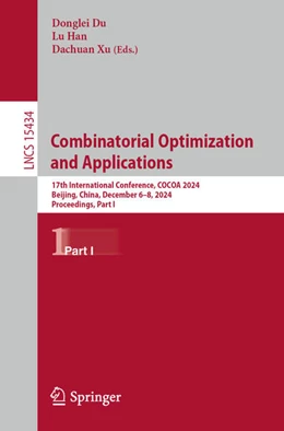Abbildung von Du / Han | Combinatorial Optimization and Applications | 1. Auflage | 2025 | beck-shop.de