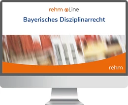 Abbildung von Bayerisches Disziplinarrecht online | 1. Auflage | 2025 | beck-shop.de