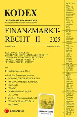 Abbildung von Doralt | KODEX Finanzmarktrecht Band II 2025 - inkl. App | 46. Auflage | 2025 | beck-shop.de