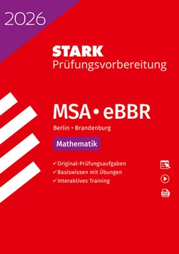 Abbildung von STARK Mathematik - MSA/eBBR 2026 Berlin/Brandenburg - Prüfungsvorbereitung | 21. Auflage | 2025 | beck-shop.de