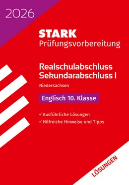 Abbildung von STARK Lösungen zu Englisch - Realschulabschluss 2026 Niedersachsen - Prüfungsvorbereitung | 20. Auflage | 2025 | beck-shop.de