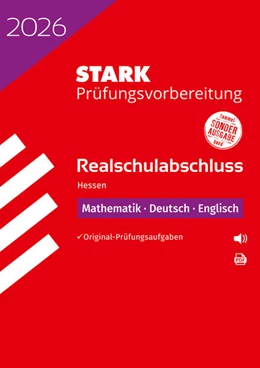 Abbildung von STARK Mathematik, Deutsch, Englisch - Realschulabschluss 2026 Hessen - Prüfungsvorbereitung | 22. Auflage | 2025 | beck-shop.de