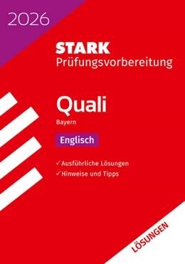 Abbildung von STARK Lösungen zu Englisch 9. Klasse - Quali Mittelschule 2026 Bayern - Prüfungsvorbereitung | 20. Auflage | 2025 | beck-shop.de