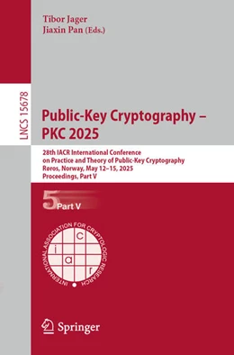 Abbildung von Jager / Pan | Public-Key Cryptography - PKC 2025 | 1. Auflage | 2025 | beck-shop.de