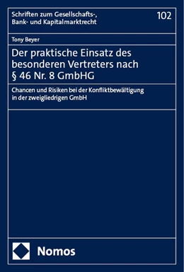 Abbildung von Beyer | Der praktische Einsatz des besonderen Vertreters nach § 46 Nr. 8 GmbHG | 1. Auflage | 2025 | beck-shop.de