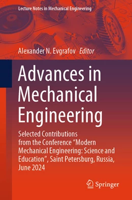 Abbildung von Evgrafov | Advances in Mechanical Engineering | 1. Auflage | 2025 | beck-shop.de