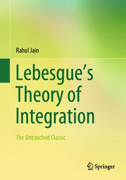 Abbildung von Jain | Lebesgue's Theory of Integration | 1. Auflage | 2025 | beck-shop.de