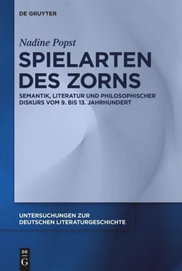 Abbildung von Popst | Spielarten des Zorns | 1. Auflage | 2025 | beck-shop.de