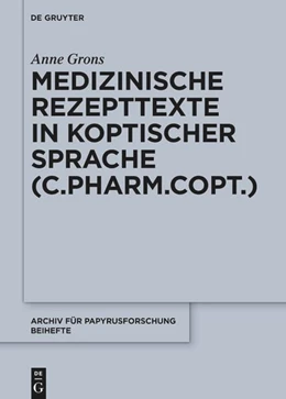 Abbildung von Grons | Medizinische Rezepttexte in koptischer Sprache (C.Pharm.Copt.) | 1. Auflage | 2025 | beck-shop.de