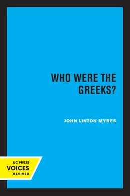 Abbildung von Myres | Who Were the Greeks? | 1. Auflage | 2023 | beck-shop.de