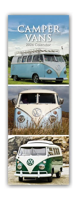 Abbildung von Gifted Stationery Co. Ltd | Camper - Camper Vans - Slimline-Kalender 2026 | 1. Auflage | 2025 | beck-shop.de
