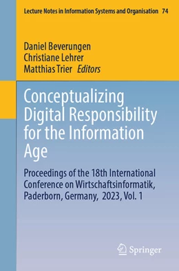 Abbildung von Beverungen / Lehrer | Conceptualizing Digital Responsibility for the Information Age | 1. Auflage | 2025 | beck-shop.de
