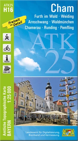 Abbildung von Landesamt für Digitalisierung | ATK25-H16 Cham (Amtliche Topographische Karte 1:25000) | 1. Auflage | 2025 | beck-shop.de