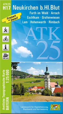 Abbildung von Landesamt für Digitalisierung | ATK25-H17 Neukirchen b.Hl.Blut (Amtliche Topographische Karte 1:25000) | 1. Auflage | 2025 | beck-shop.de