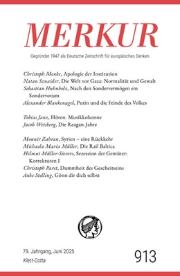 Abbildung von Demand / Knörer | MERKUR 6/2025, Jg.79 | 1. Auflage | 2025 | beck-shop.de