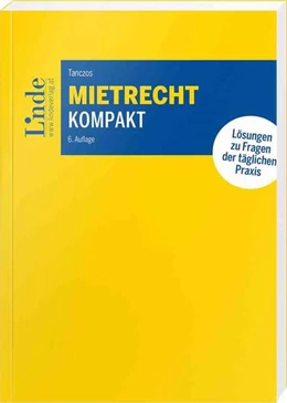 Abbildung von Tanczos | Mietrecht kompakt | 6. Auflage | 2025 | beck-shop.de