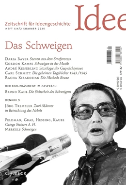 Abbildung von Meinel / Schlak | Zeitschrift für Ideengeschichte Heft XIX/2 Sommer 2025 | 1. Auflage | 2025 | beck-shop.de