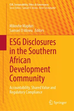 Abbildung von Maphiri / Idowu | ESG Disclosures in the Southern African Development Community | 1. Auflage | 2025 | beck-shop.de