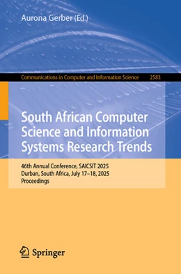 Abbildung von Gerber | South African Computer Science and Information Systems Research Trends | 1. Auflage | 2025 | beck-shop.de