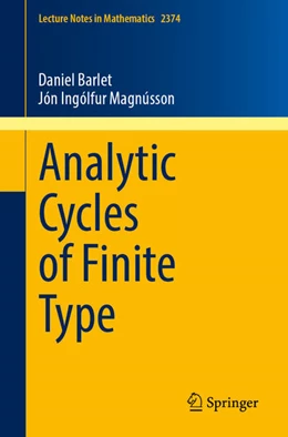 Abbildung von Barlet / Magnússon | Analytic Cycles of Finite Type | 1. Auflage | 2025 | beck-shop.de