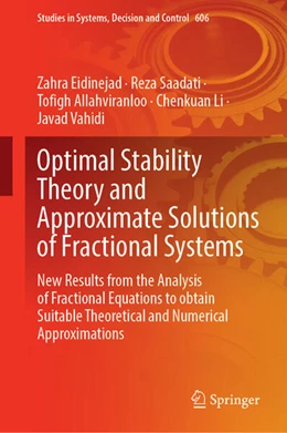 Abbildung von Eidinejad / Saadati | Optimal Stability Theory and Approximate Solutions of Fractional Systems | 1. Auflage | 2025 | beck-shop.de