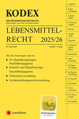 Abbildung von Doralt | KODEX Lebensmittelrecht 2025 - inkl. App | 22. Auflage | 2025 | beck-shop.de