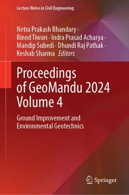 Abbildung von Bhandary / Tiwari | Proceedings of GeoMandu 2024 Volume 4 | 1. Auflage | 2025 | beck-shop.de