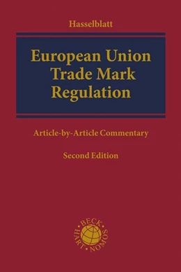 Abbildung von Hasselblatt | European Union Trade Mark Regulation | 2. Auflage | 2020 | beck-shop.de