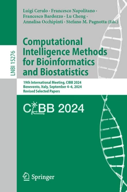 Abbildung von Cerulo / Napolitano | Computational Intelligence Methods for Bioinformatics and Biostatistics | 1. Auflage | 2025 | beck-shop.de