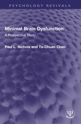Abbildung von Nichols / Chen | Minimal Brain Dysfunction | 1. Auflage | 2025 | beck-shop.de