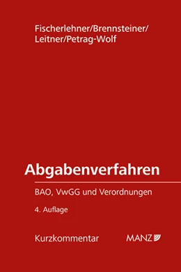 Abbildung von Fischerlehner / Brennsteiner | Abgabenverfahren | 4. Auflage | 2025 | beck-shop.de