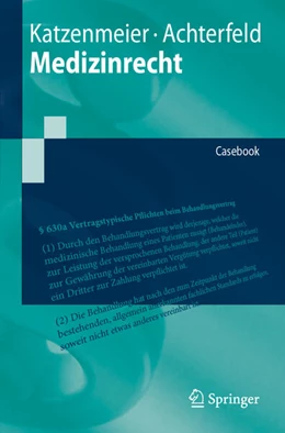 Abbildung von Katzenmeier / Achterfeld | Medizinrecht | 1. Auflage | 2025 | beck-shop.de
