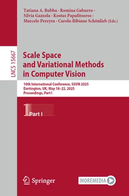 Abbildung von Bubba / Gaburro | Scale Space and Variational Methods in Computer Vision | 1. Auflage | 2025 | beck-shop.de