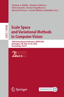 Abbildung von Bubba / Gaburro | Scale Space and Variational Methods in Computer Vision | 1. Auflage | 2025 | beck-shop.de