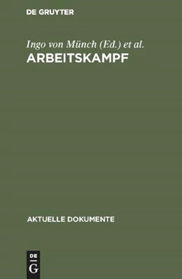 Abbildung von Münch / Hernekamp | Arbeitskampf | 1. Auflage | 2018 | beck-shop.de