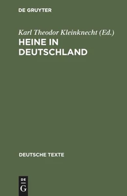 Abbildung von Kleinknecht | Heine in Deutschland | 1. Auflage | 2017 | beck-shop.de